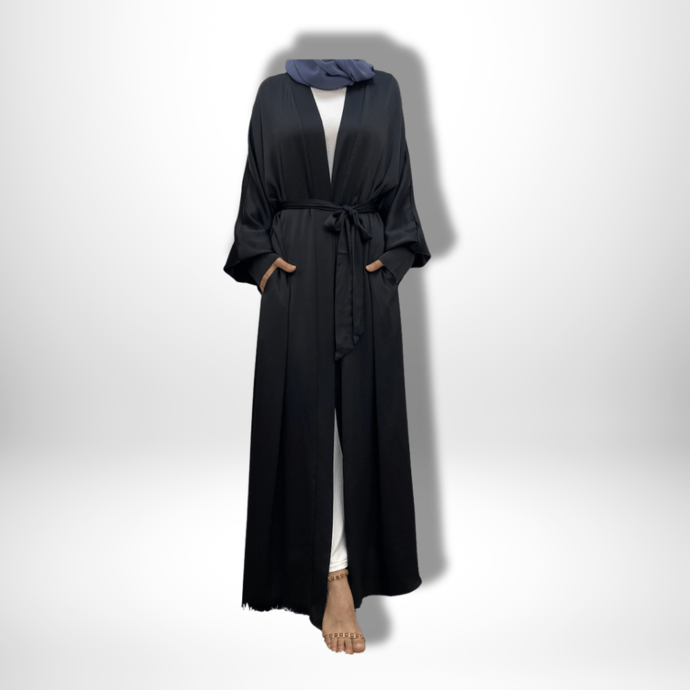 Ensemble Kimono Abaya Noir / S