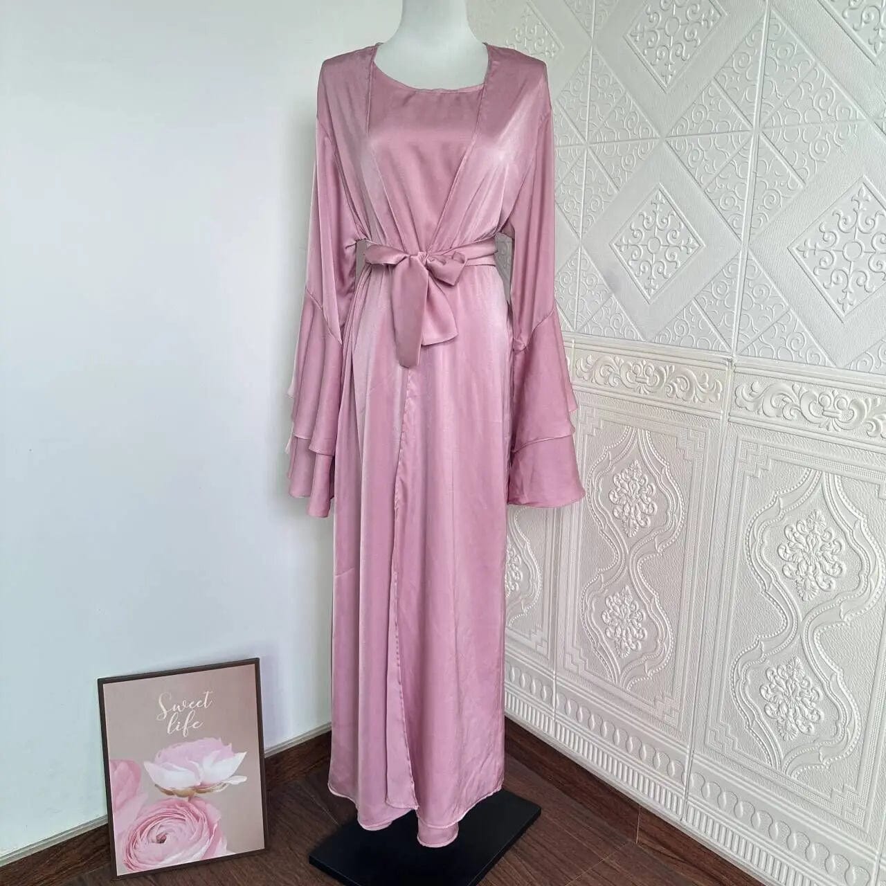 Kimon Abaya France Rose brillant / 1