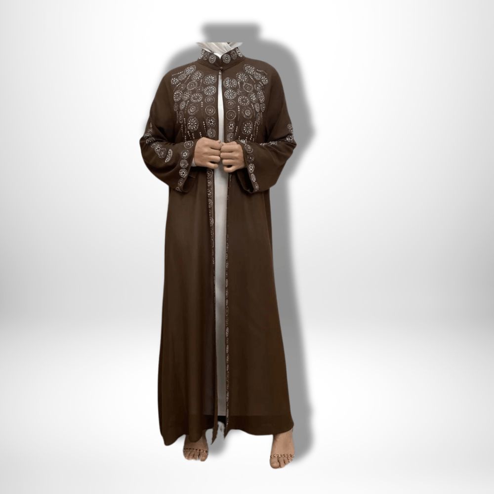 Kimono abaya beige Café / S