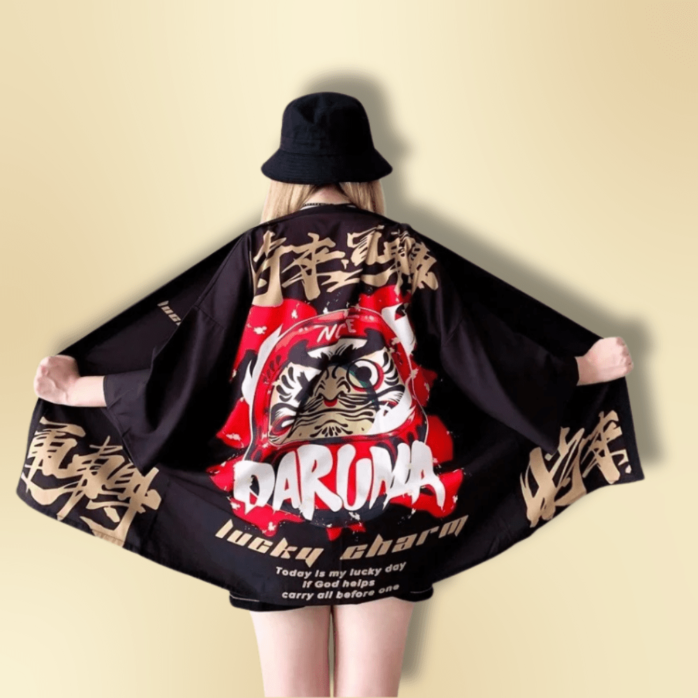 Kimono japonais enfant Boy Noir / 100 CM