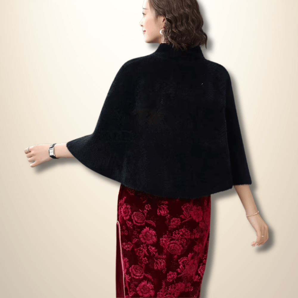 Manteau Kimono Traditionnel Noir / Taille Unique