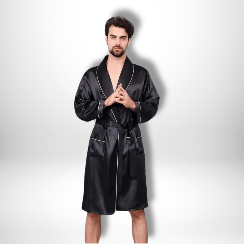 Peignoir de bain homme kimono Noir / M