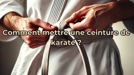 Comment mettre une ceinture de karaté ?