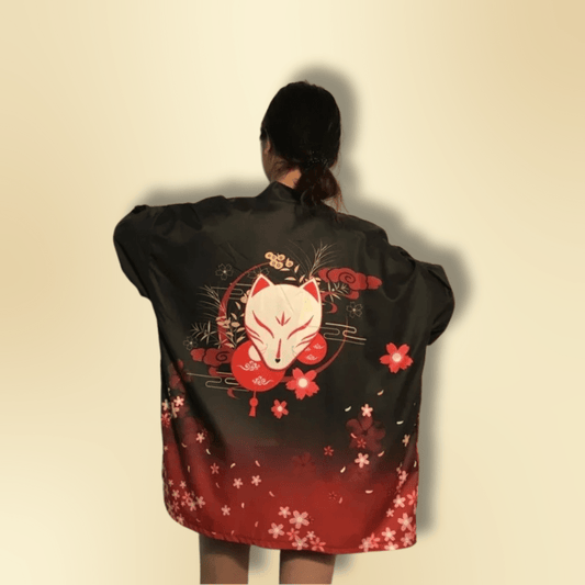 Kimono enfant fille Noir / 100 CM