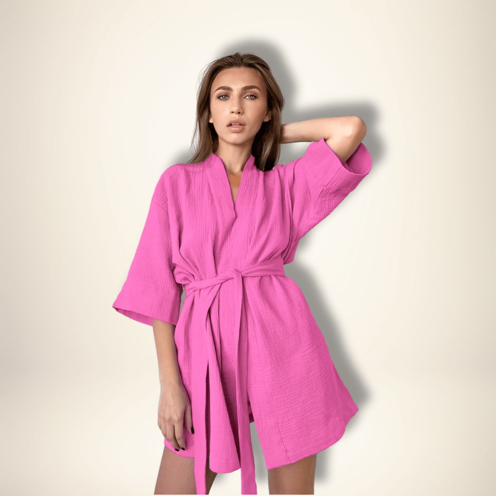 Peignoir kimono femme coton