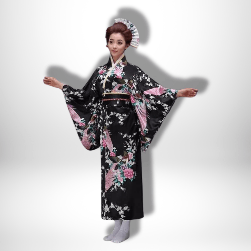 Veste Kimono Japonais Homme - AIR DE JAPON - HakiJap Veste Kimono Japonais Homme - AIR DE JAPON - HakiJap
