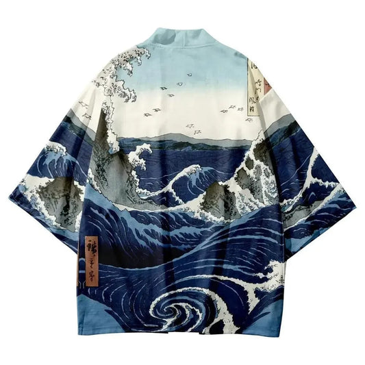 Veste kimono homme Mooves Bleu / 100 CM