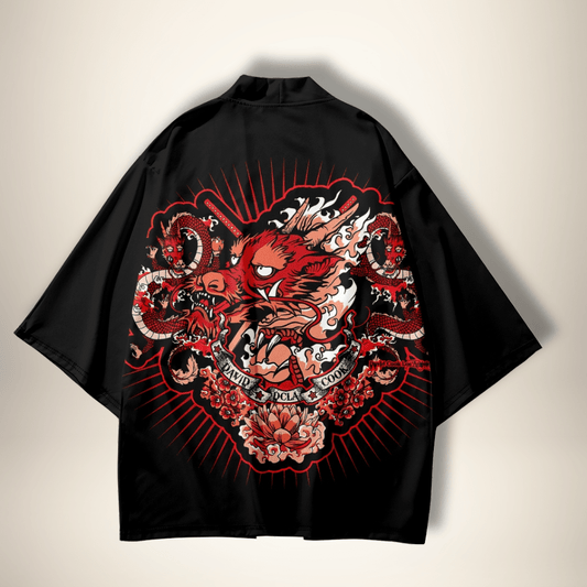 Veste kimono homme RedDragon Noir / XS