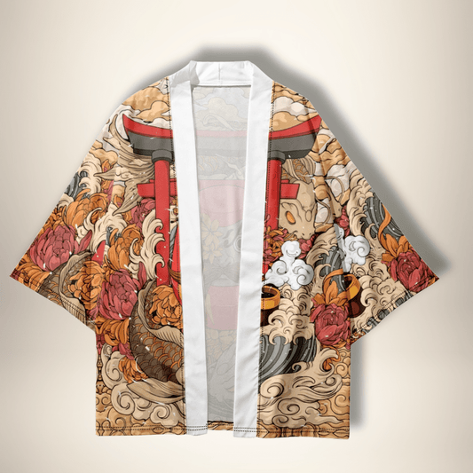 Veste kimono homme Smoke